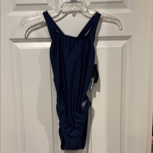 Speedo Team Navy One-Piece Swimsuit 8/34 - New with Tags